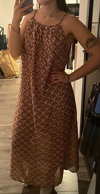 Robe longue pailletée