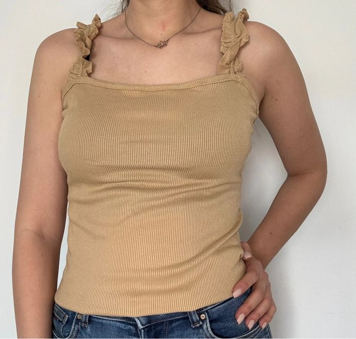 Top débardeur beige - photo numéro 3