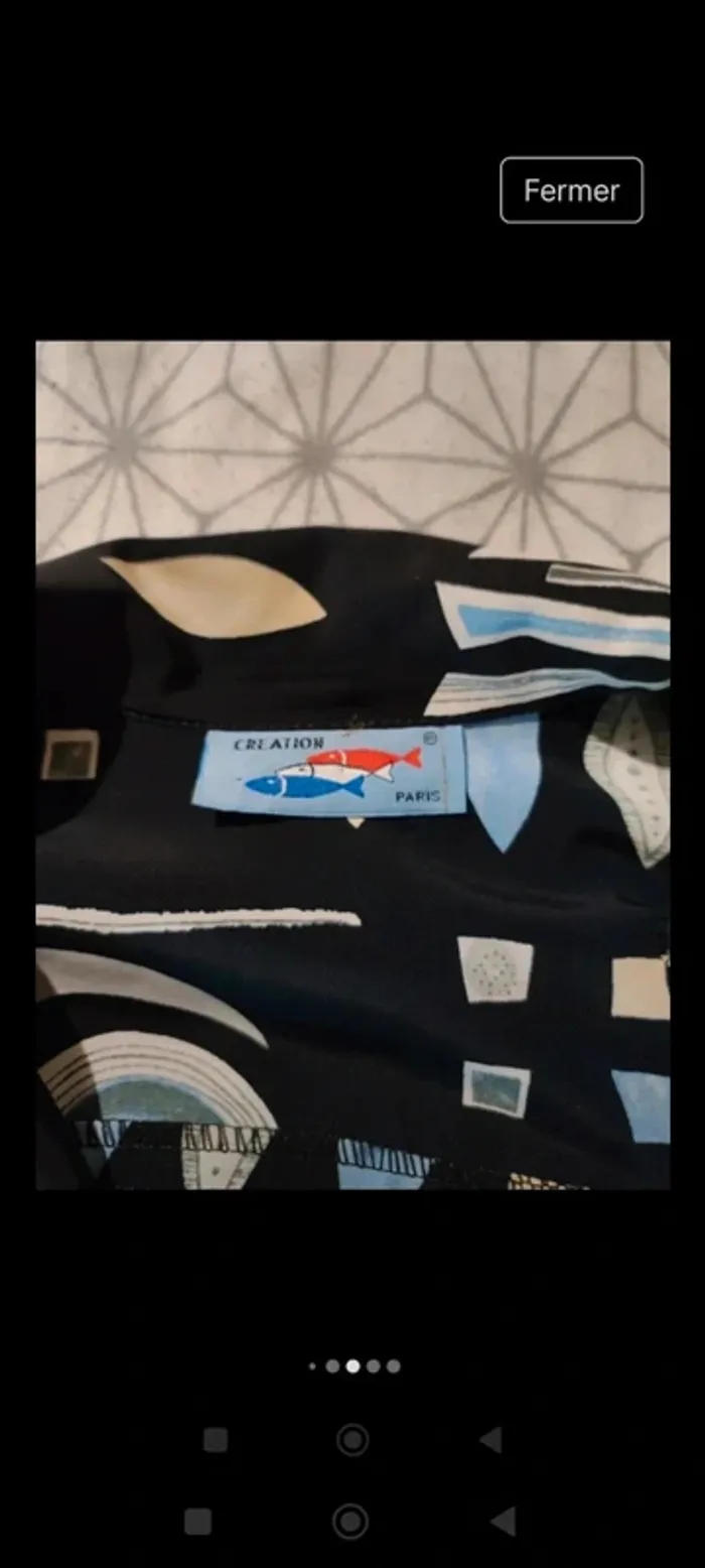 Veste Vintage Les 3 poissons T 40/42 - photo numéro 6