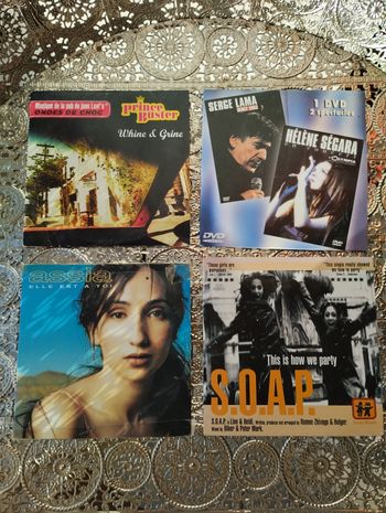 Lot de 4 CD années ,98-2000 🩵