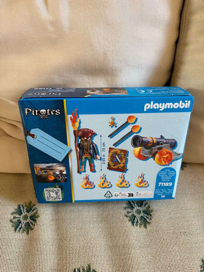 NEUF Figurines Playmobil coffret 71189 pirate et canon de feu Novelmore pirates - photo numéro 2