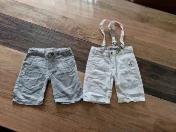 2 shorts en Lin