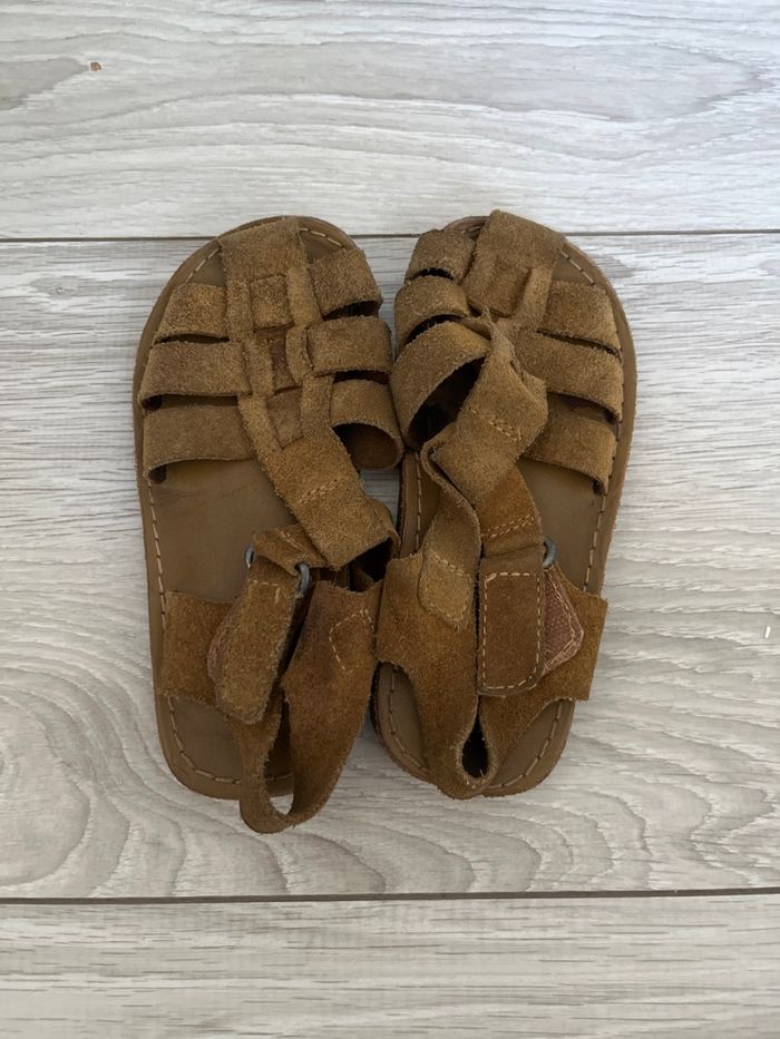 Sandales Zara cuir et daim B - photo numéro 2
