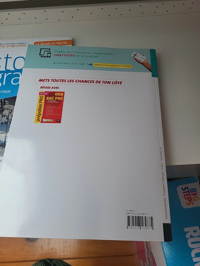 Lot de 2 Livres bac pro  2 ème, 1ère et terminale - photo numéro 2