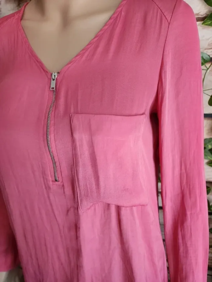 🌸Blouse fluide Rose Bershka Taille 36🌸 - photo numéro 3