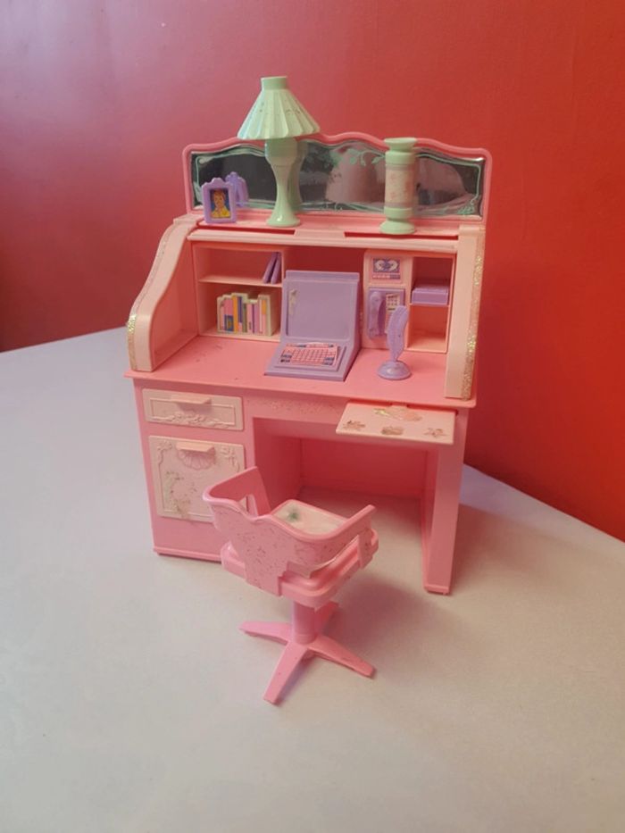 Bureau barbie vintage - photo numéro 2