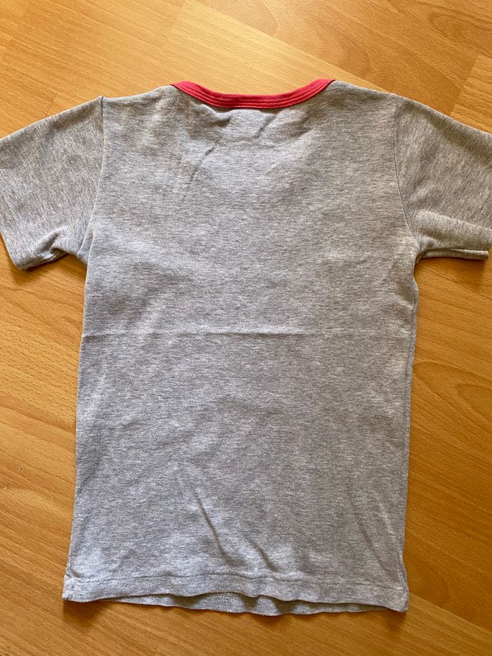 Beau maillot de corps gris et rose PETIT BATEAU T. 8 ans/128 cm fille TBE - photo numéro 5