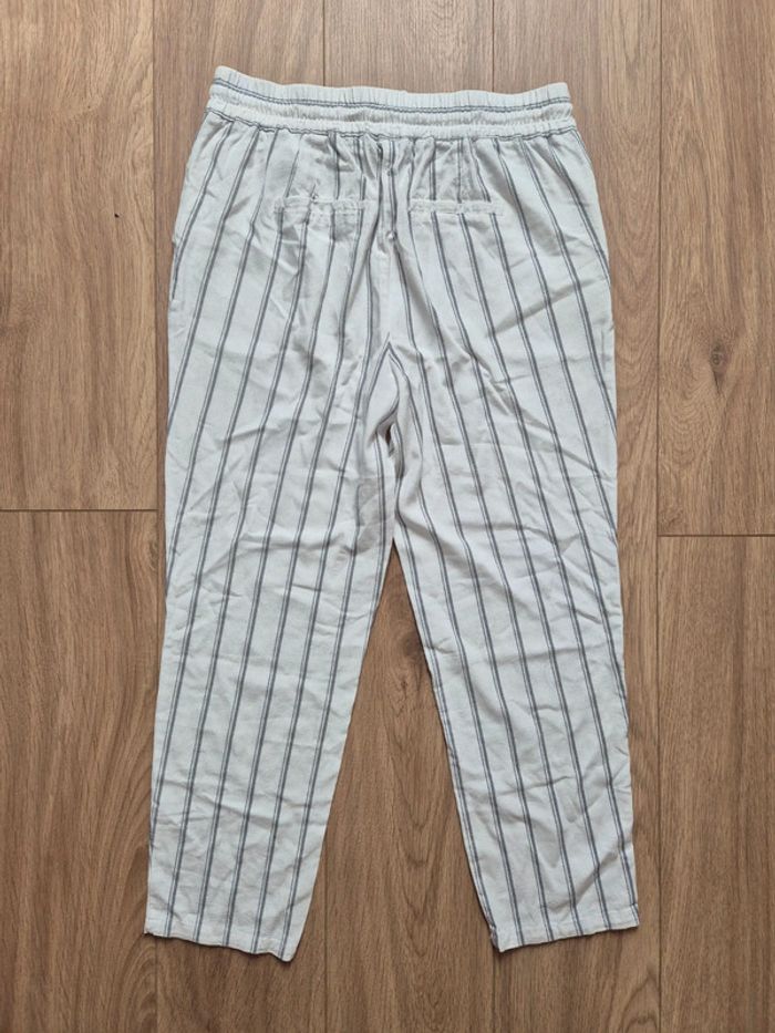 Pantalon tissus lin vero moda - photo numéro 2