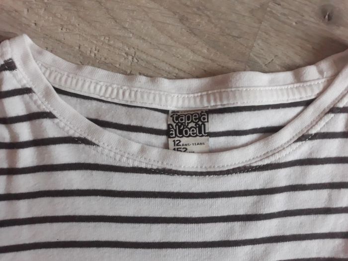 Tee shirt 'Tape à l'oeil ' 12 ans - photo numéro 2