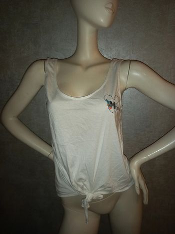 débardeur mickey disney noué au ventre taille 38/40