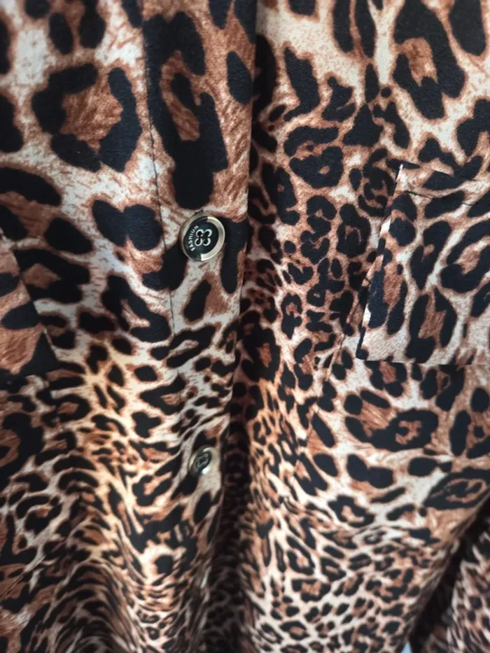 Chemise femme leopard - photo numéro 3