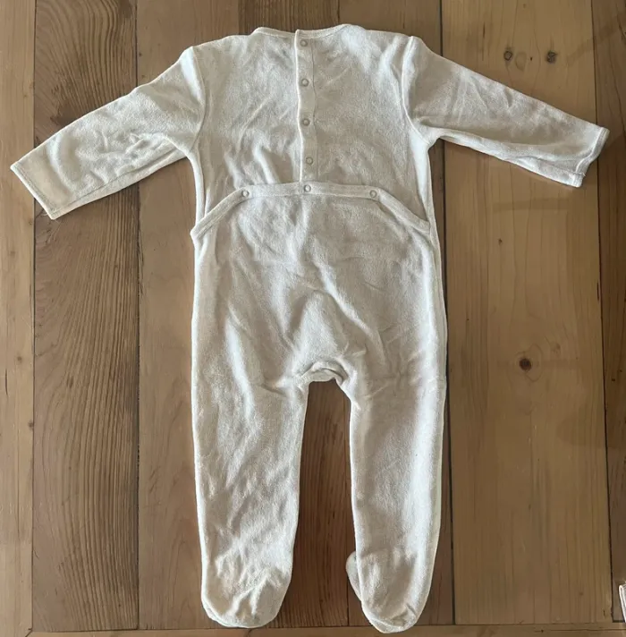 Pyjama une pièce chaud crème garçon 24 mois – Kiabi 🐻 - photo numéro 2