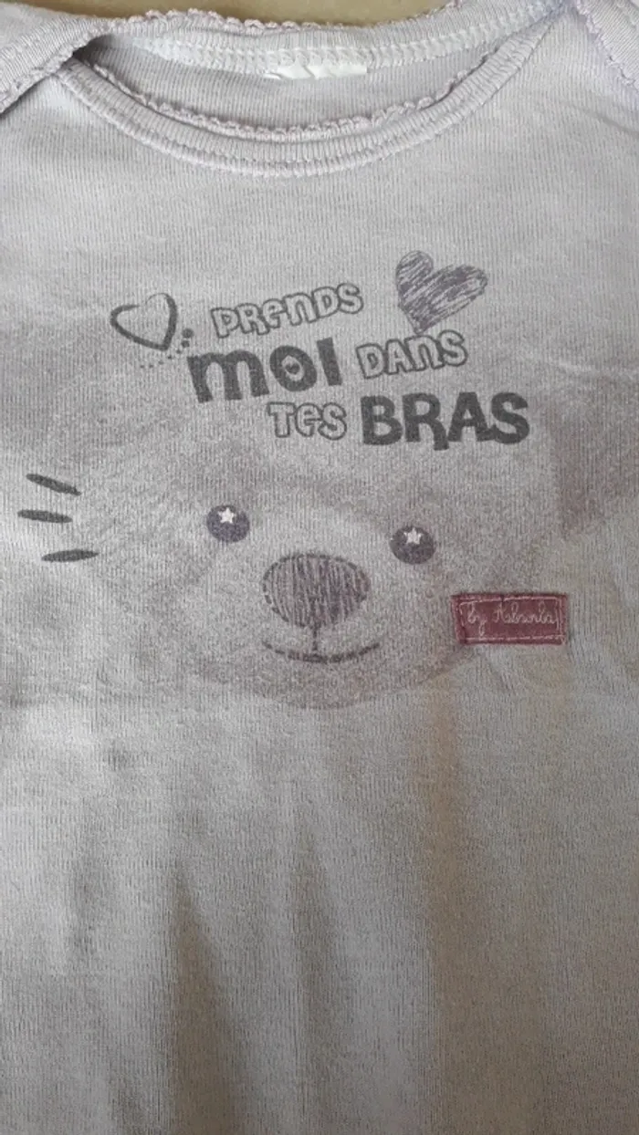 Lot 5 Bodys ML 12 Mois - photo numéro 4