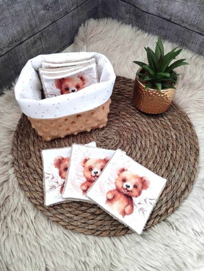 Panière + 7 maxi lingettes