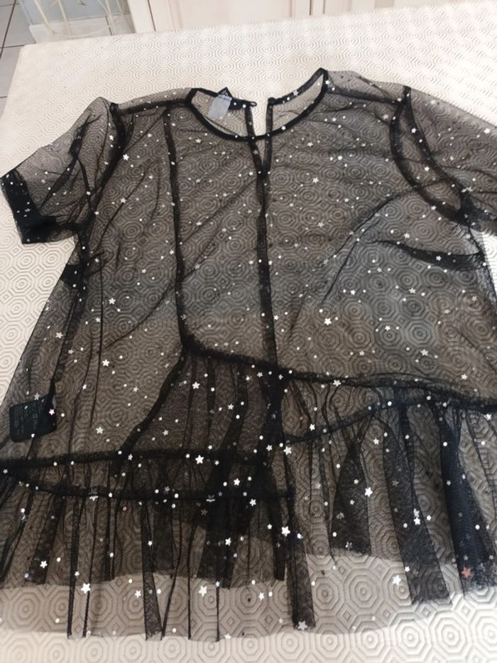Chemise H&M T 38 noir - photo numéro 5