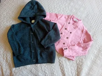 Lot de 2 vestes mi saison