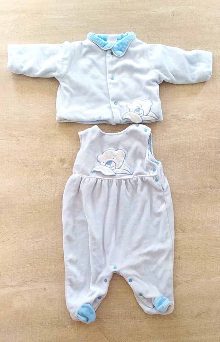 Grenouillère et gilet 3 mois