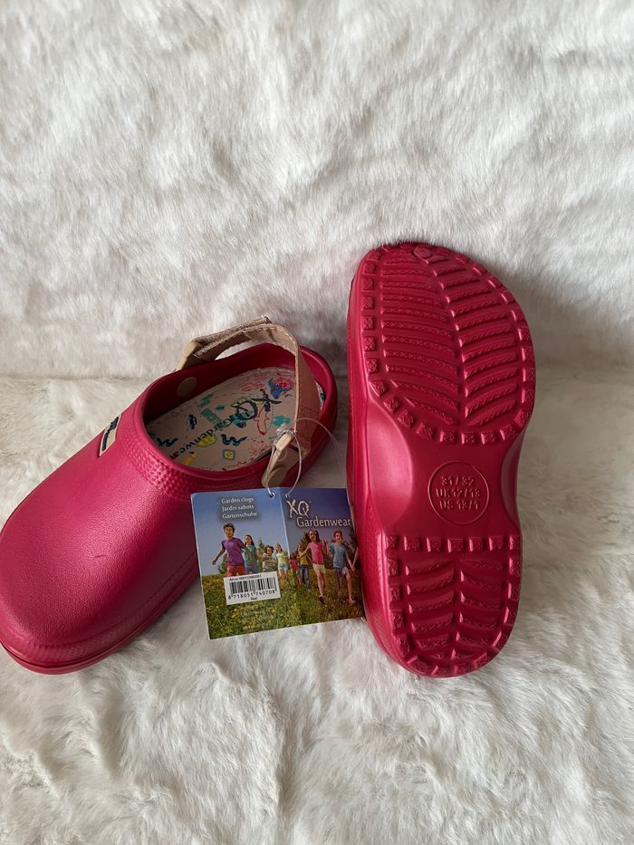 Sandales, sabots roses framboises 31/32 - photo numéro 5