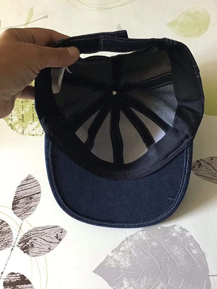 Casquette en jeans 52 cm - photo numéro 2