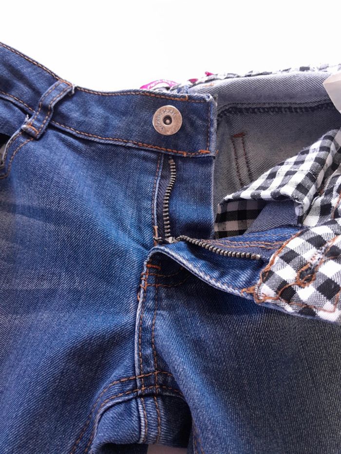 Jean slim taille basse triplix taille 34 - photo numéro 7