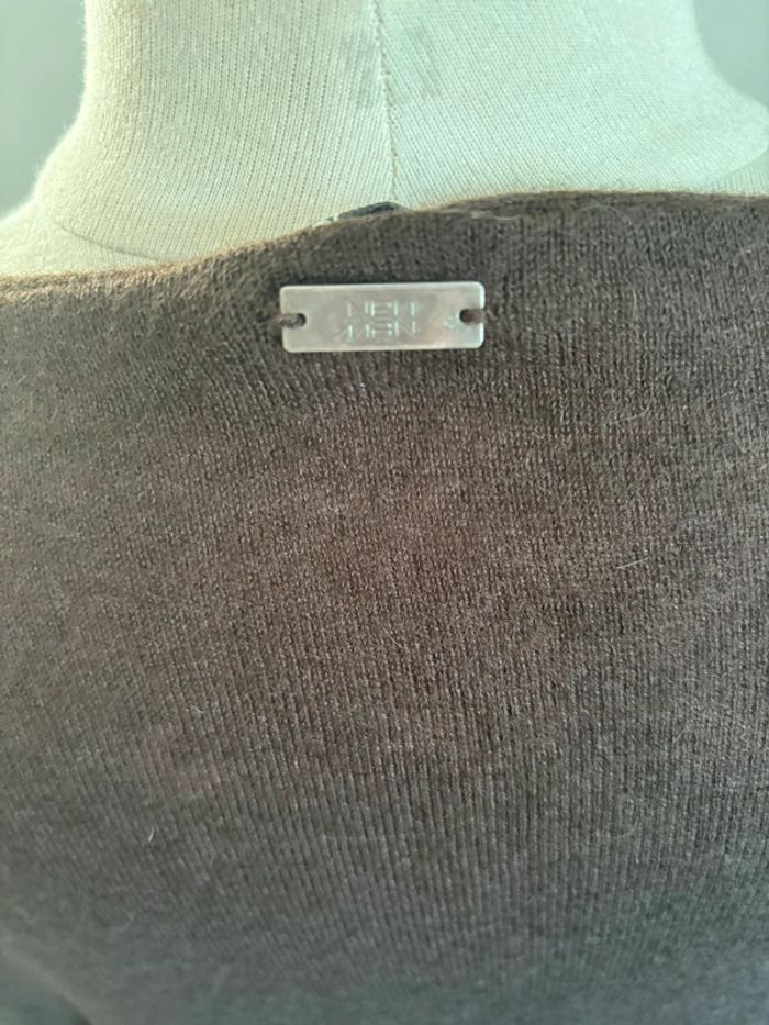 Jolie Robe-Pull marron New Man - photo numéro 7