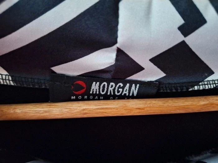 Tee shirt noir cravate Morgan Taille S - photo numéro 2