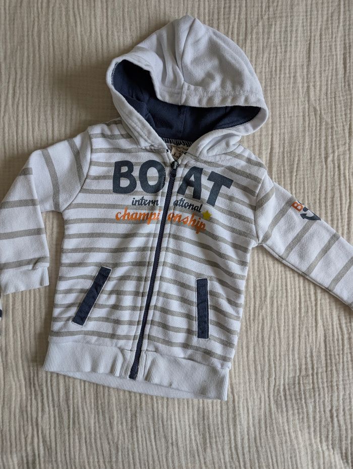 Lot 2 gilets marins 12 mois - photo numéro 5