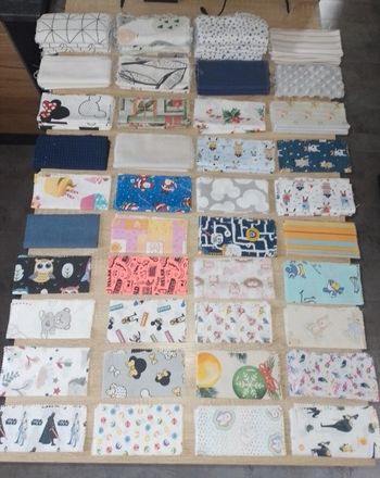 440 coupons tissus 