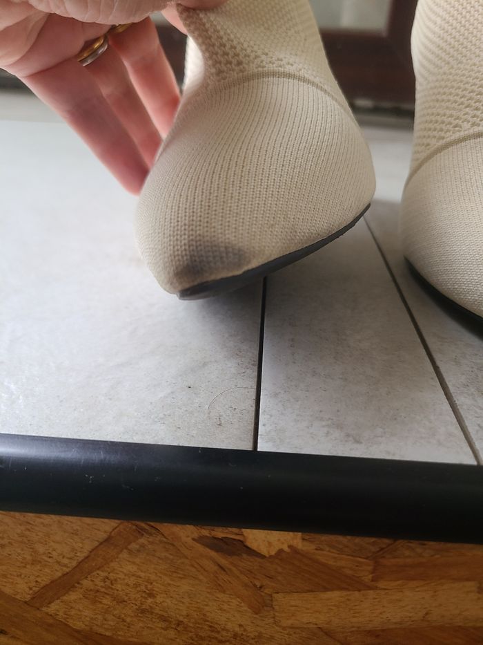 Chaussures chaussettes écrues T38 - photo numéro 2
