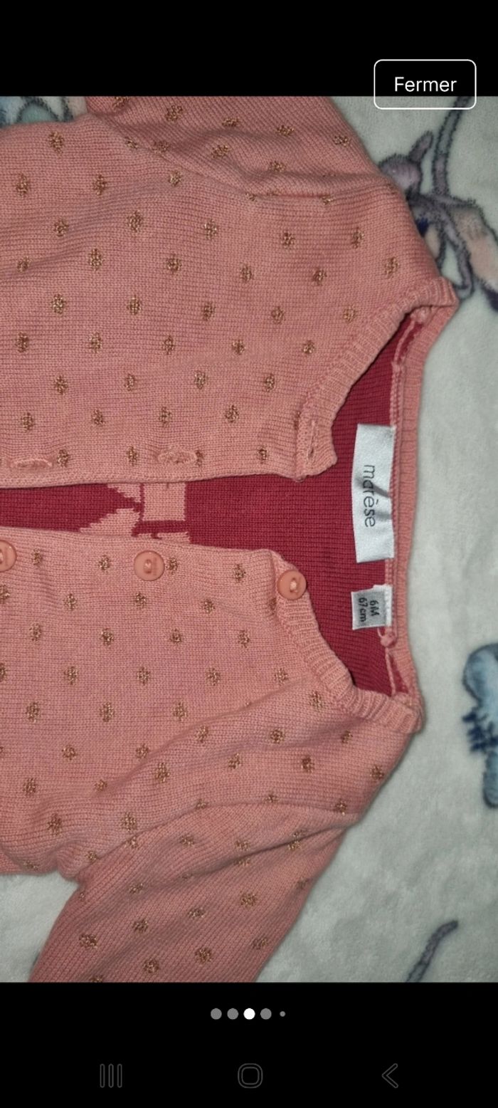 Gilet 6 mois en très bon état - photo numéro 3