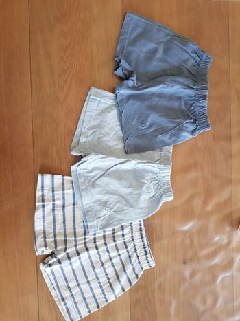 Lot garçon 3 shorts taille 6 mois