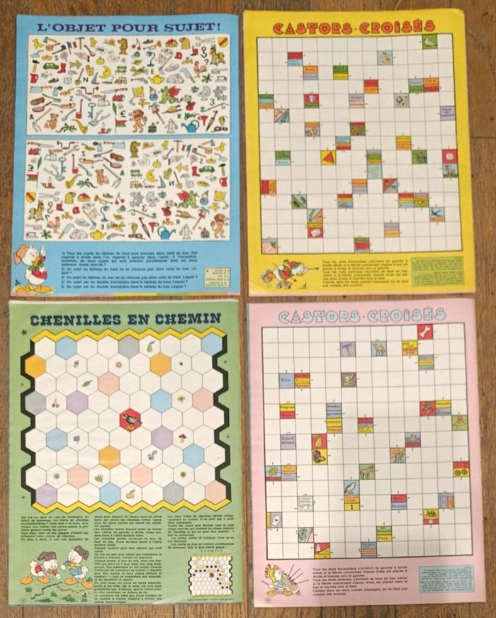 Lot de 4 Allo Castors Juniors Spécial mondial 1978 football vintage - photo numéro 4