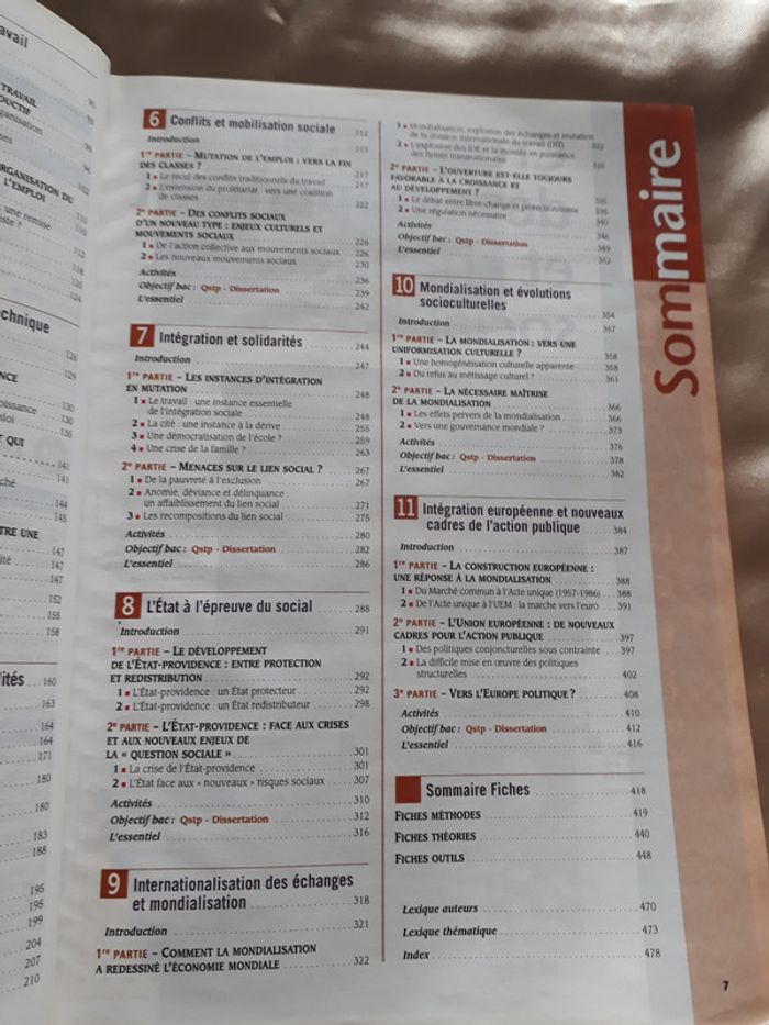 Livre SES -Terminale ES - photo numéro 5