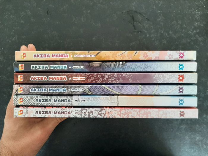 Lot 6 numéros revue Akiba Manga - Ankama 2011 - photo numéro 2