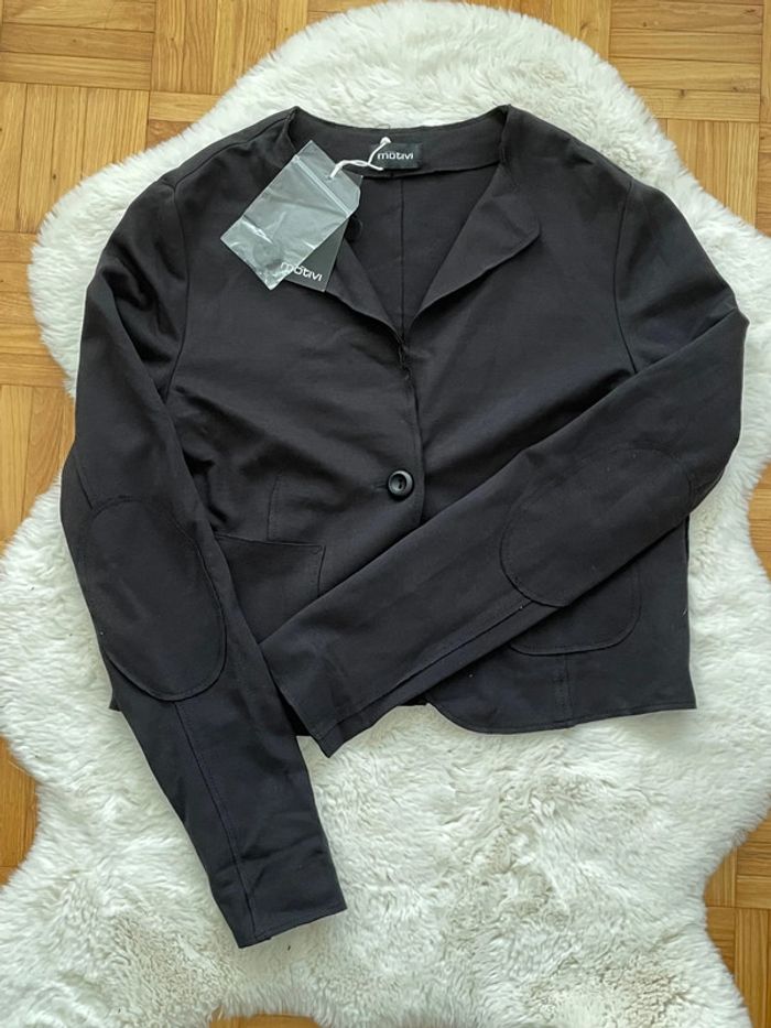 Veste courte noire neuve Motivi taille 40