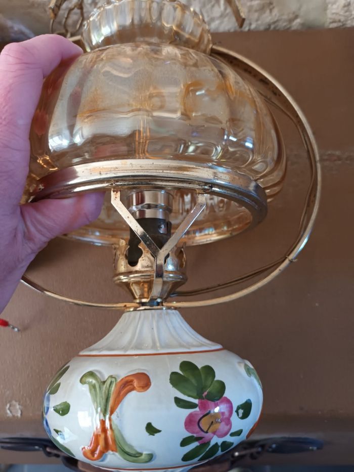 Suspension lustre ancien vintage - photo numéro 6