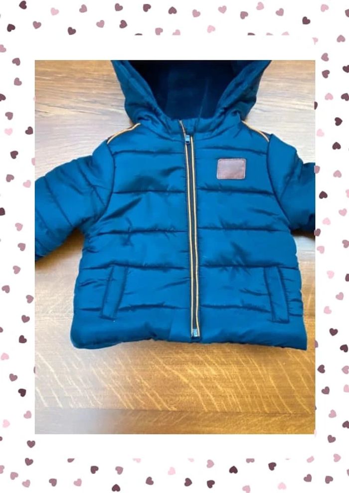 Manteau noir kiabi 6 mois - photo numéro 2