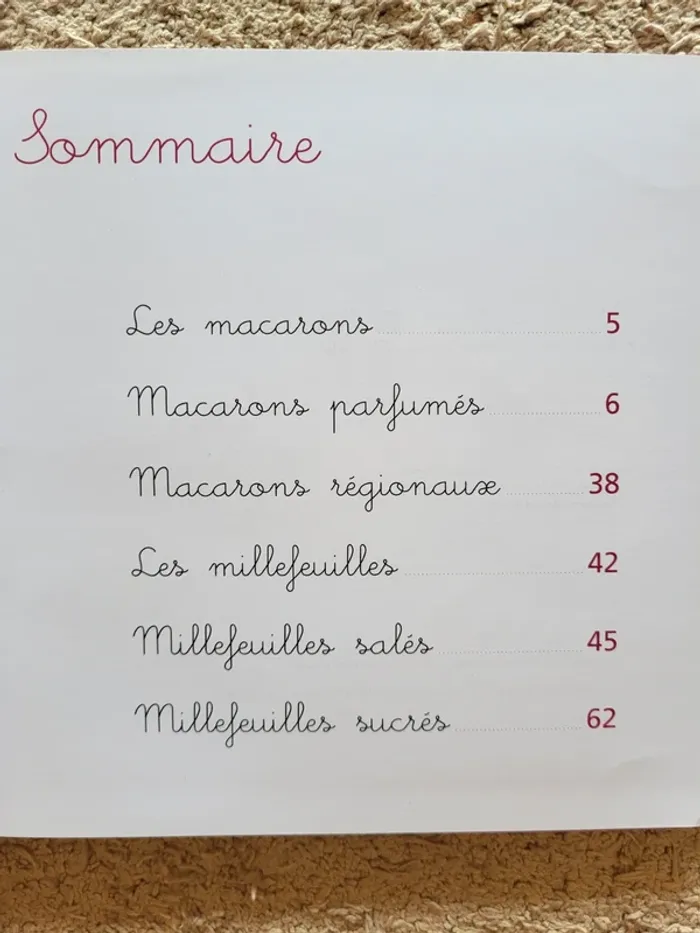 Livre de cuisine "Macarons et Millefeuilles" Natacha Arnoult - photo numéro 5