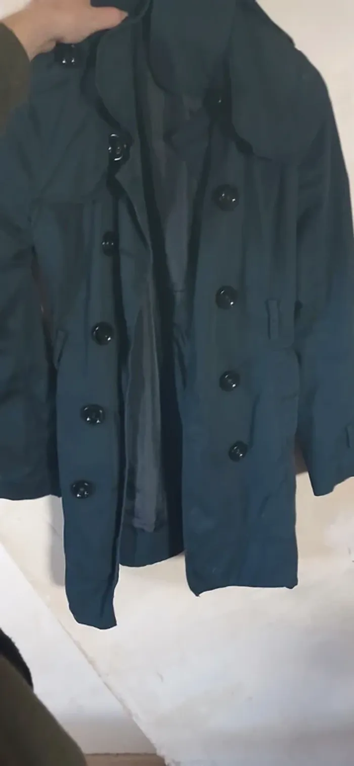 Veste longue noir