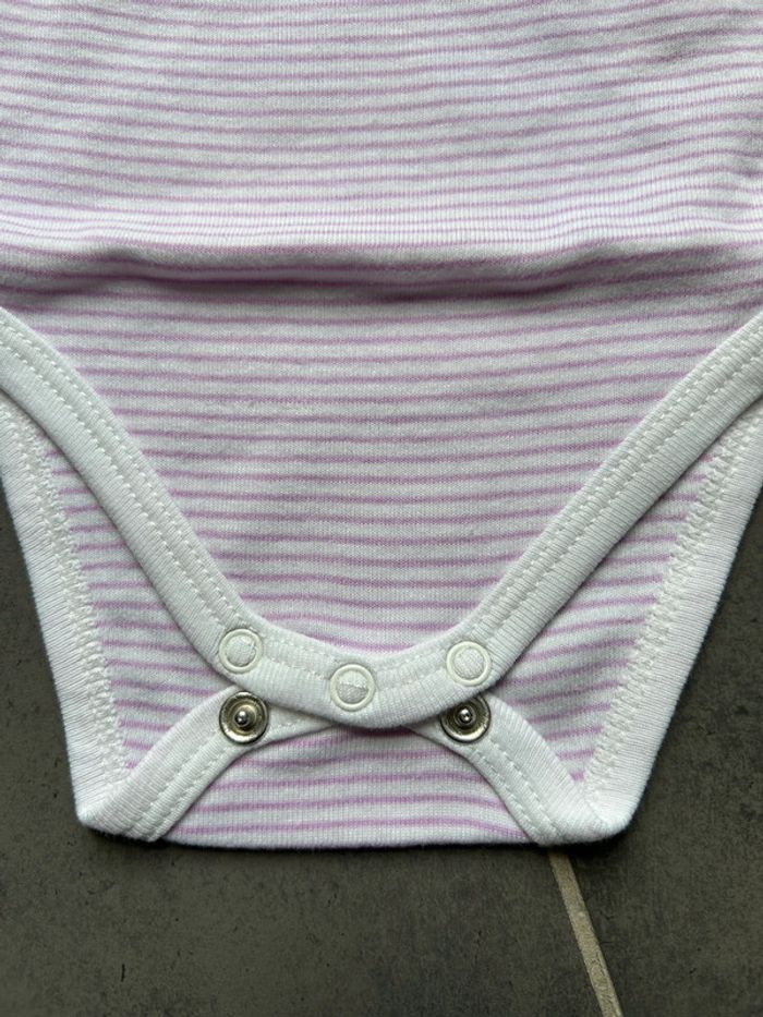 Body manches longues marinière bébé fille sergent major - photo numéro 4