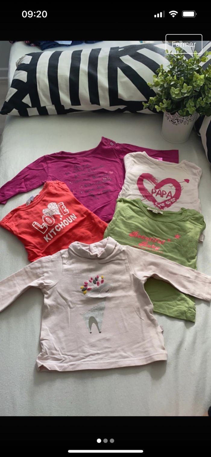 Lot 3 mois fille