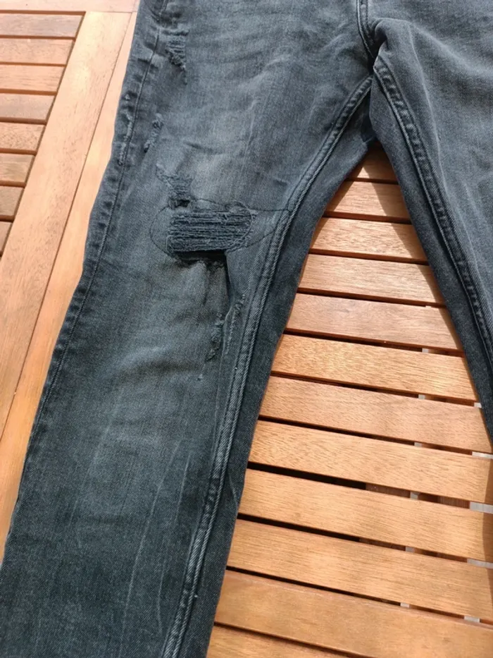 Jeans homme noir Zara taille 38 - photo numéro 5