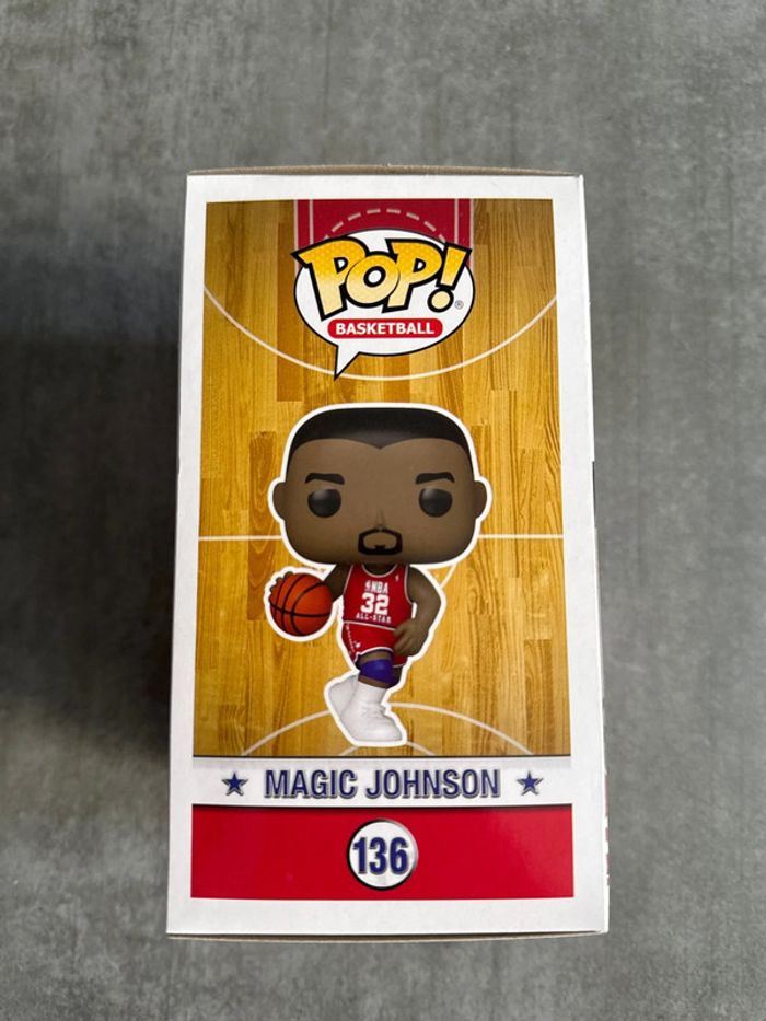 Figurine Funko Pop NBA All Stars Basketball 136 Magic Johnson Spécial Édition - photo numéro 3