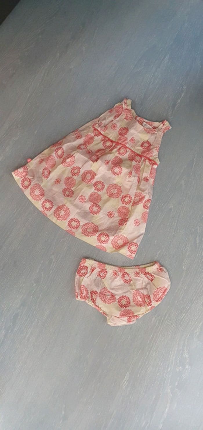 Ensemble robe et culotte obaibi 9 mois Vi