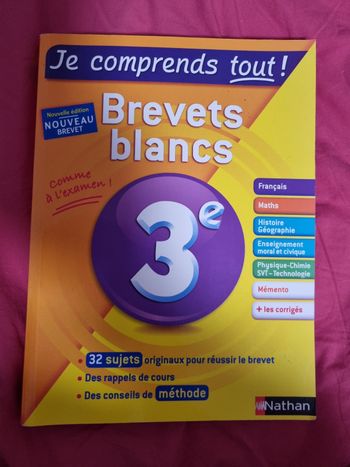 Je comprends tout ! Brevets blancs 