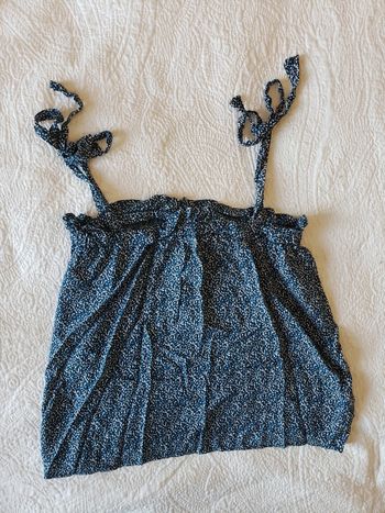 Débardeur bleu, taille 38 ou M, gemo