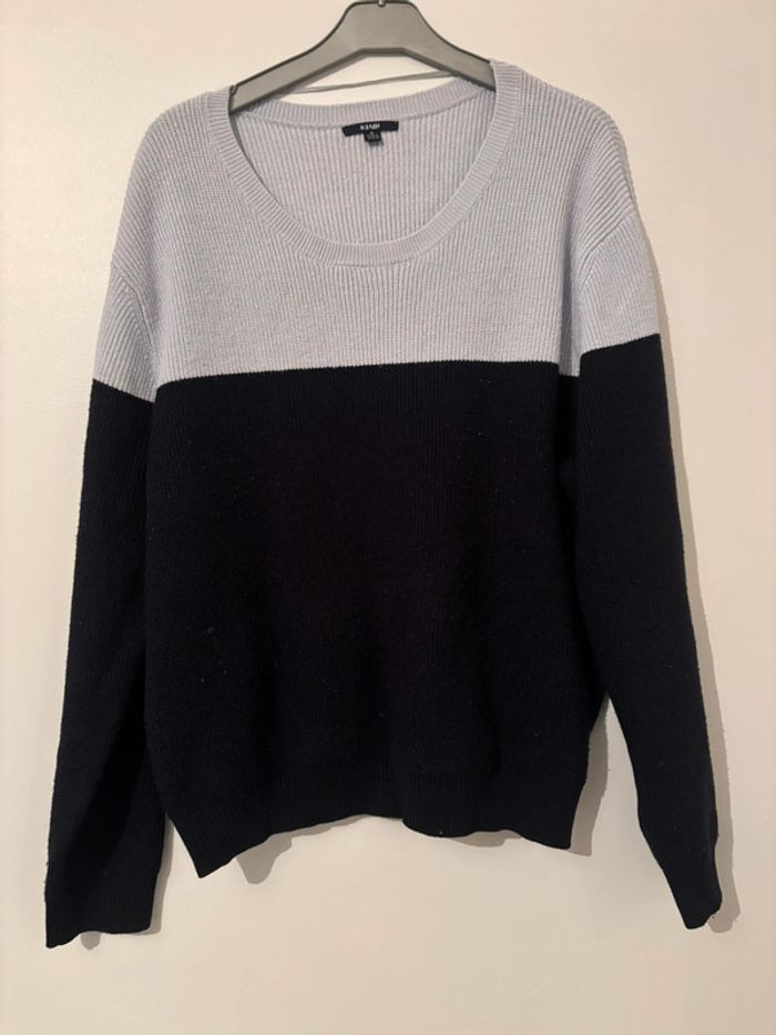 Pull Kiabi bicolore