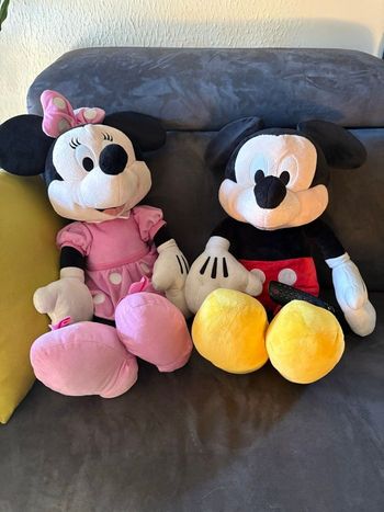 Peluches xxl Disney Mickey Minnie
