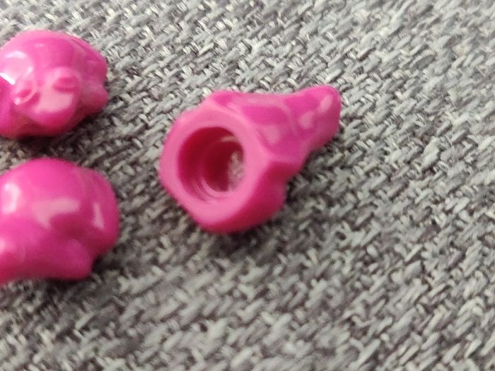 Lot 4 grenouilles Magenta Lego - en parfait état - vrai Lego - photo numéro 5