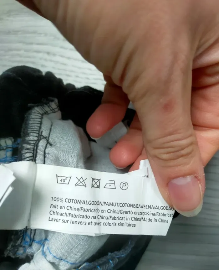 Pantacourt bleu brut bébé garçon 9 mois In Extenso - photo numéro 4